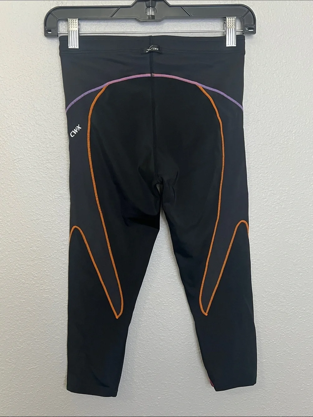 C-WX Stabilyx Multicolor Stitch Running Tights Black Multi Size Medium